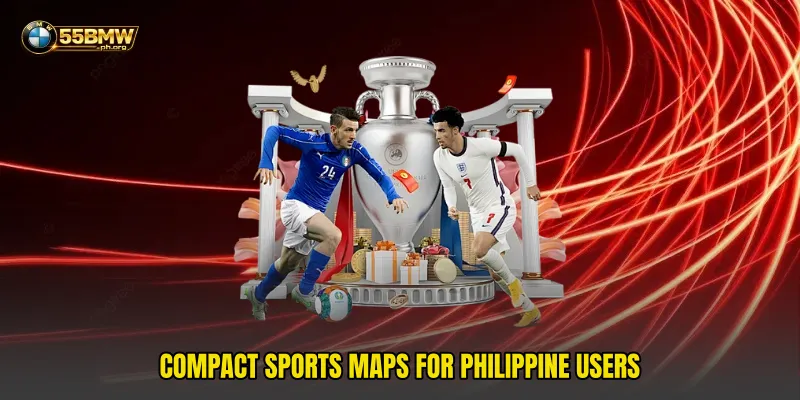 Compact sports maps for Philippine users
